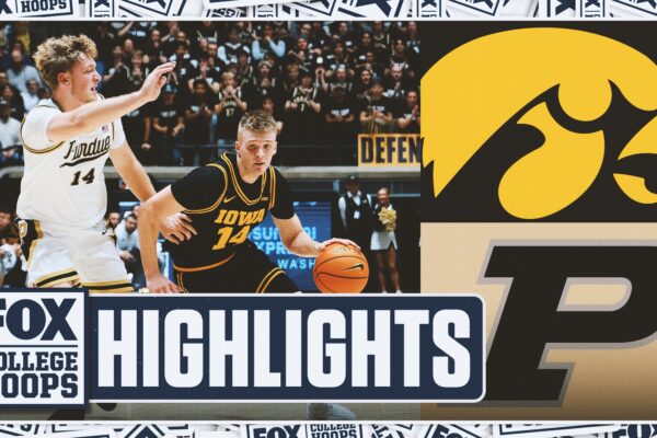 Iowa Hawkeyes vs. No. 5 Purdue Boilermakers Highlights 🏀 FOX College Hoops