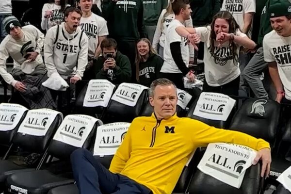 Michigan Coach Dusty May on Michigan State Fans: ‘No Way I’m Ducking This Smoke’