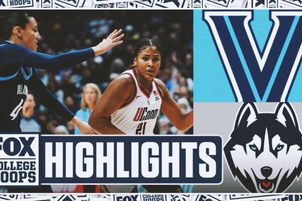 Villanova Wildcats vs. No. 1 UConn Huskies Highlights 🏀 FOX College Hoops