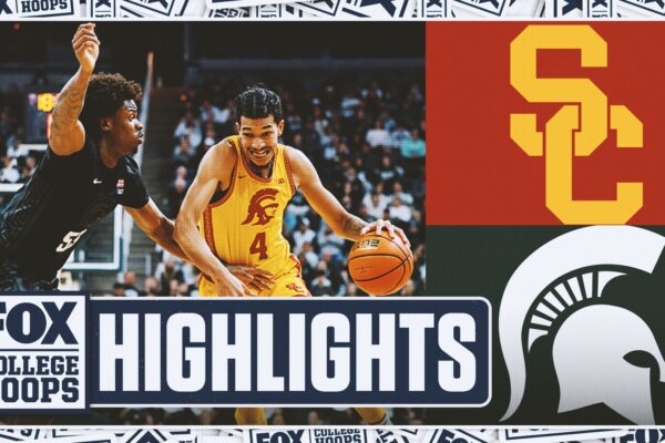USC Trojans vs. No. 12 Michigan State Spartans Highlights 🏀 FOX College Hoops