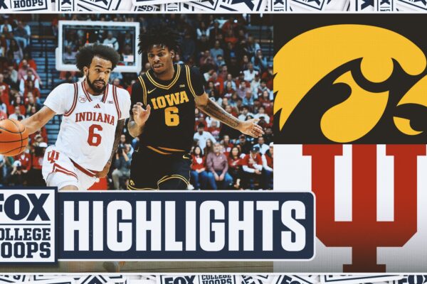 Iowa Hawkeyes vs. Indiana Hoosiers Highlights 🏀 FOX College Hoops