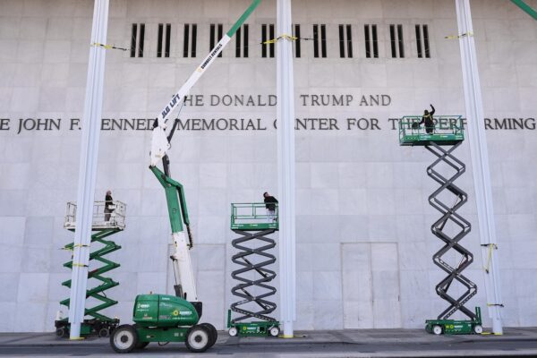 Trump may have his name on the building but it’s still the Kennedy Center to Congress