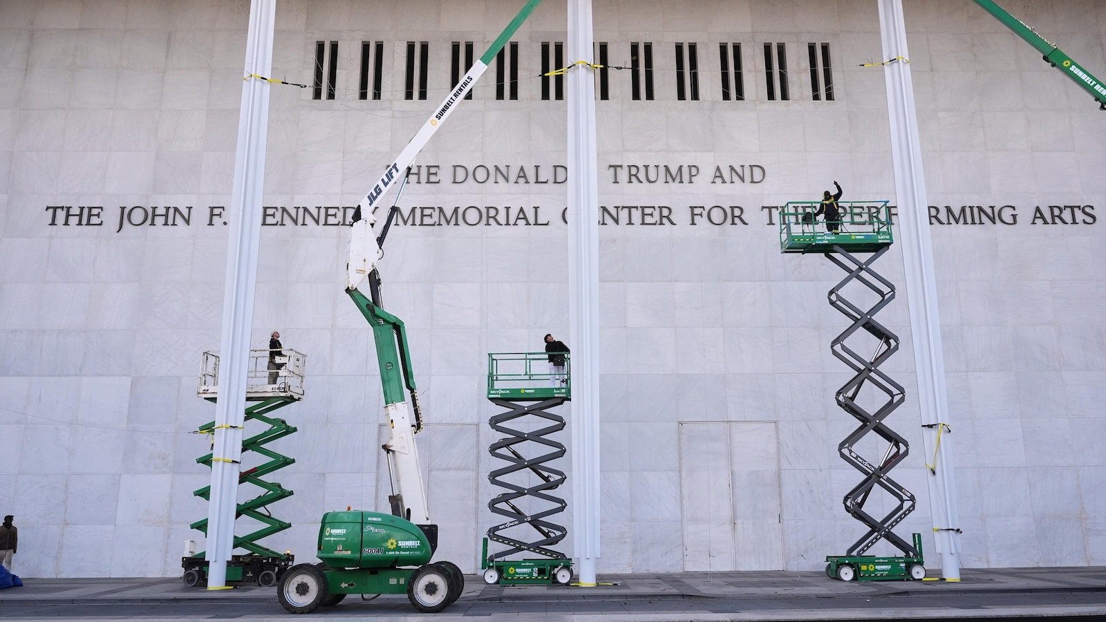 Trump may have his name on the building but it’s still the Kennedy Center to Congress