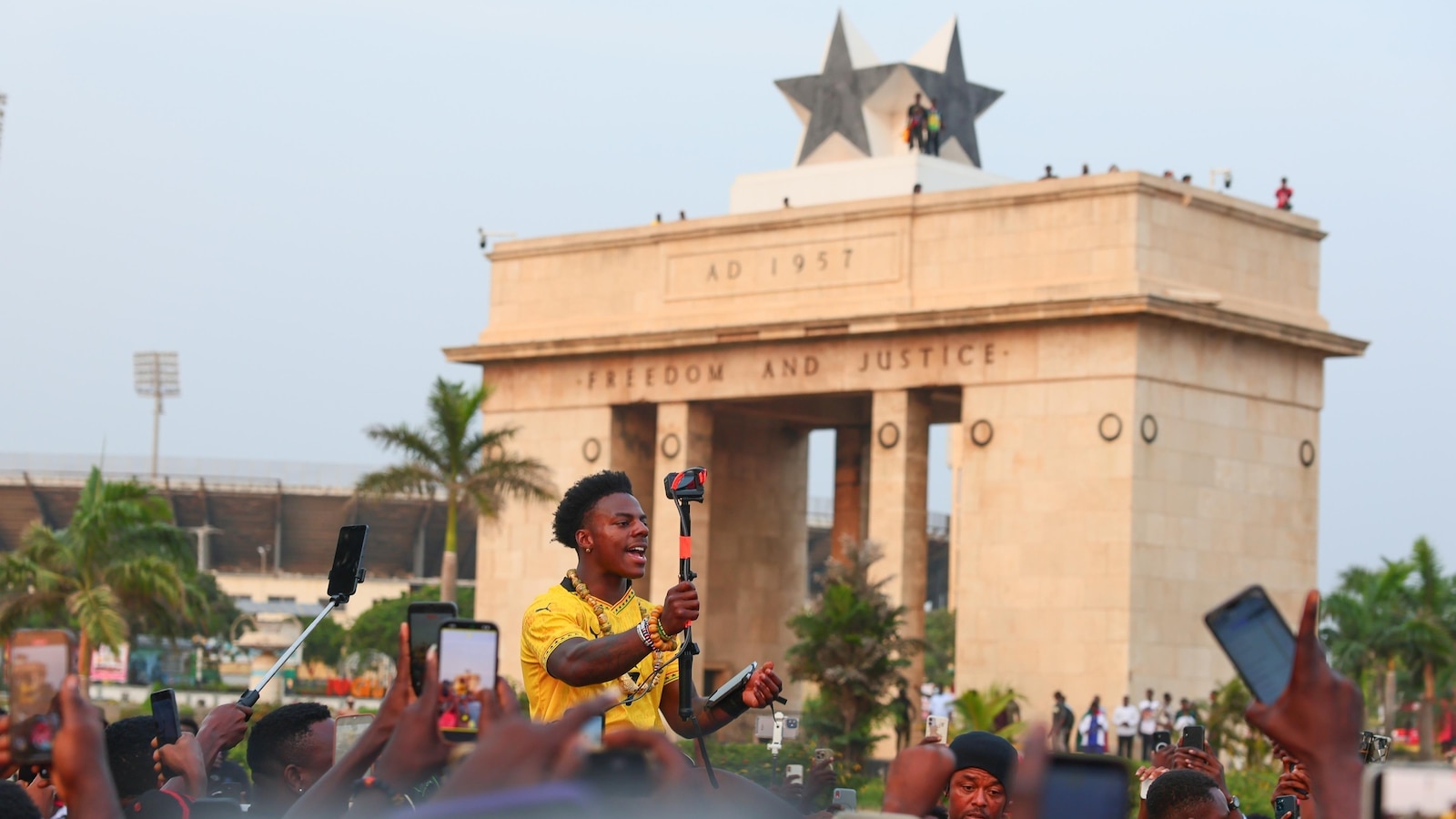 Streamer IShowSpeed samples food and learns traditional dances in African tour