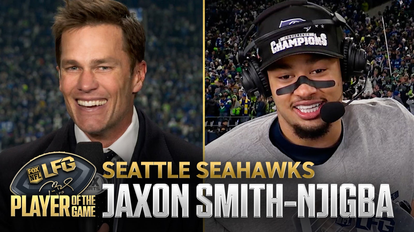 Jaxon Smith-Njigba Uses ‘Ice Skater’ Skills to Lift Seahawks to NFC Title And Earn LFG Award