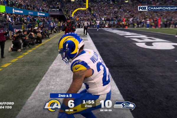 Matthew Stafford finds Kyren Williams for nine-yard TD to give Rams a lead over Seahawks | NFL Highlights