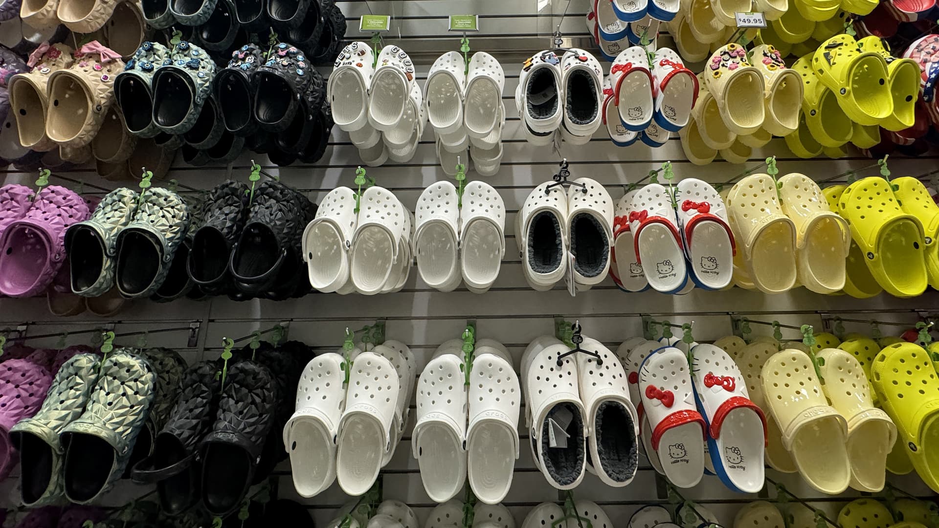 Stocks making the biggest moves midday: CROX, CSCO, LULU, APP