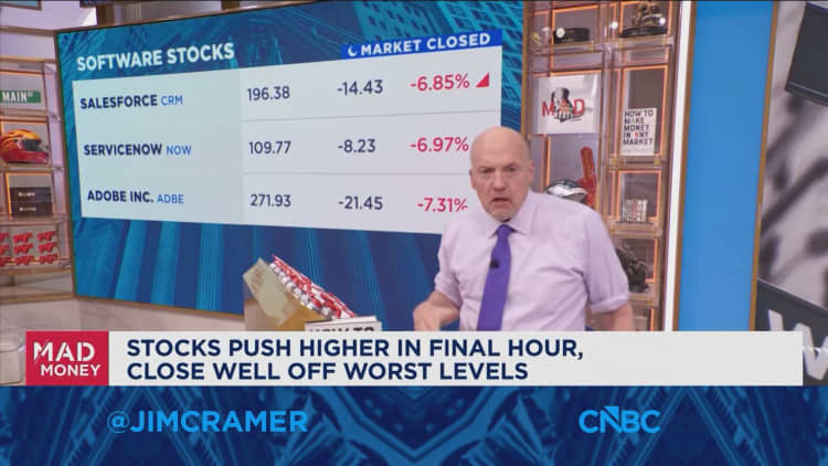 AI disruption fears rock software stocks again. How Jim Cramer is navigating the sell-off