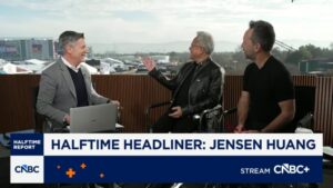 Nvidia rises 7% as CEO says 0 billion capex buildout is sustainable