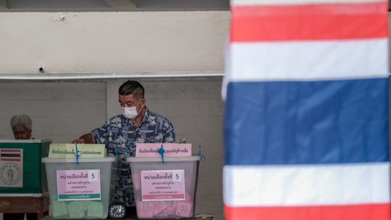 Thailand votes in three-way race as risk of instability looms