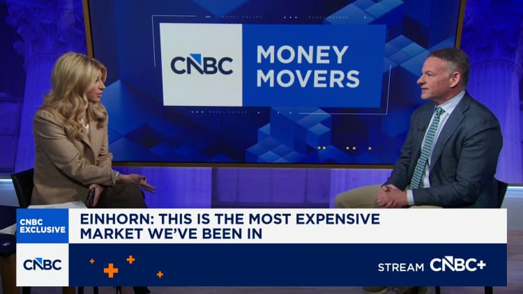 David Einhorn says the Fed will cut ‘substantially more’ than two times. So he’s betting big on gold