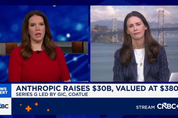 Anthropic closes  billion funding round at 0 billion valuation