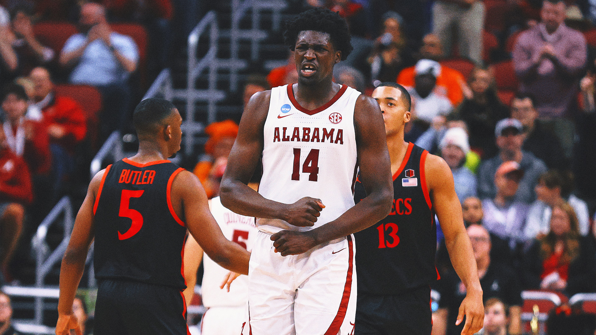 Judge Rules 7-Foot C Charles Bediako No Longer Eligible To Play for Alabama