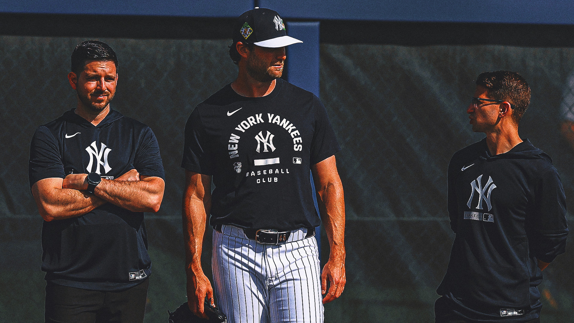 Yankees’ Gerrit Cole Throws 96.9 mph in 1st Session vs. Hitters Since Tommy John Surgery