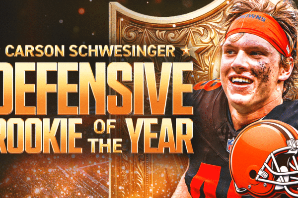 Another Award for Browns: LB Carson Schwesinger Is Defensive Rookie of the Year