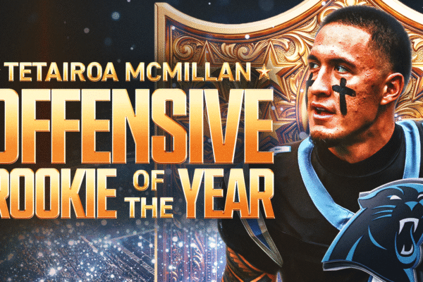 Panthers’ Tetairoa McMillan Wins Offensive Rookie of the Year After Standout Season