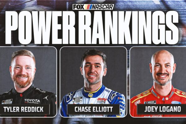 NASCAR Power Rankings: Tyler Reddick Surges, Chase Elliott Moves to Top