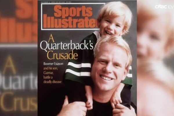 In cystic fibrosis fight, Boomer Esiason and son Gunnar are winning
