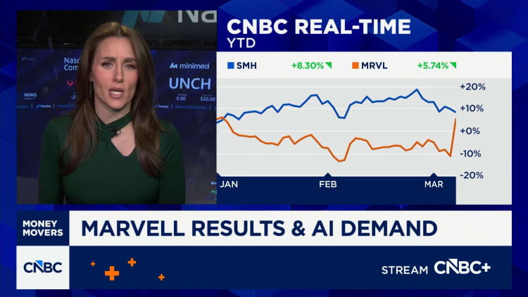 Marvell shares surge 18% as CEO points to continuing AI demand
