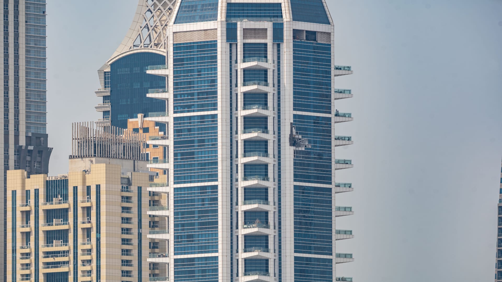 Iranian projectiles continue to strike Gulf countries’ infrastructure