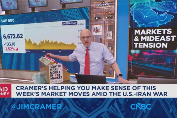 Don’t let Iran war-induced market volatility scare you out of stocks