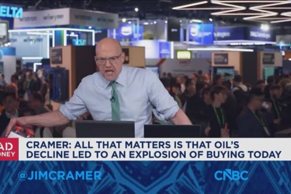 Oil relief sparks a stock rally, but Cramer says Nvidia’s AI boom is the real story