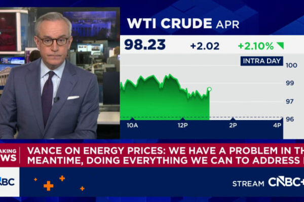 Vice President Vance to meet with oil industry as fuel prices surge