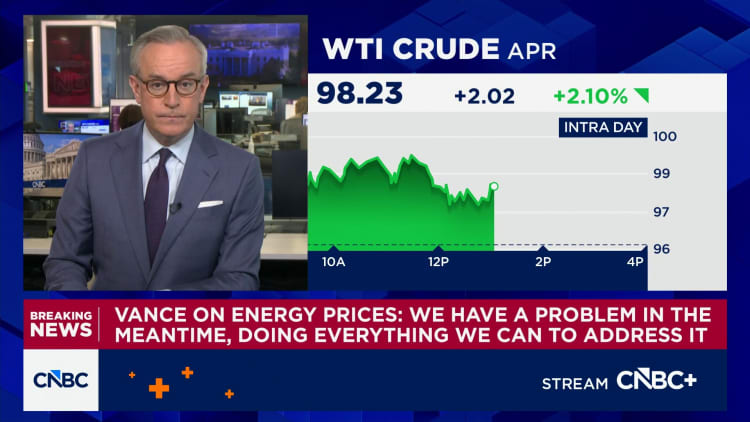 Vice President Vance to meet with oil industry as fuel prices surge