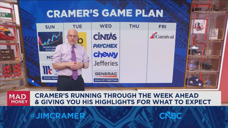 Jim Cramer says to prepare for further stock declines but be open to opportunities