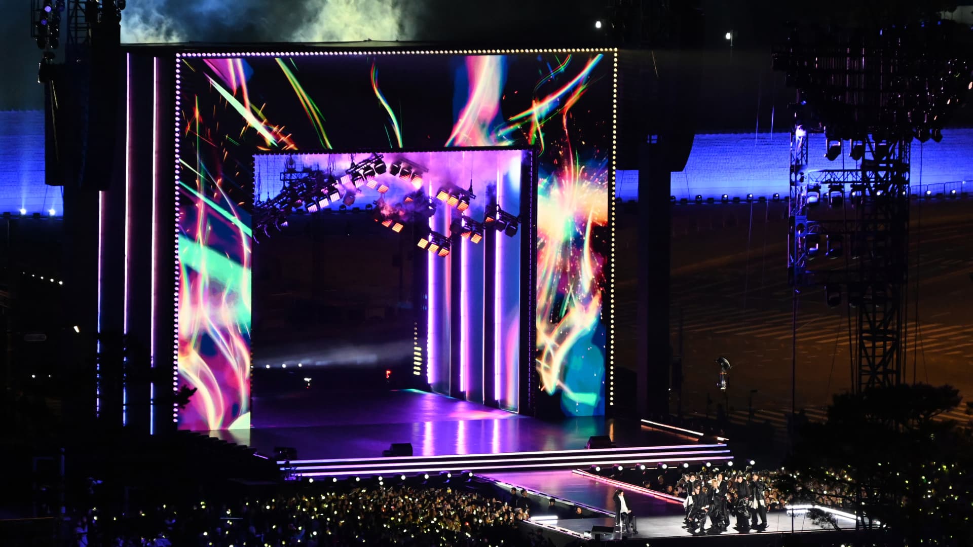 Hybe shares fall after BTS comeback draws a smaller crowd