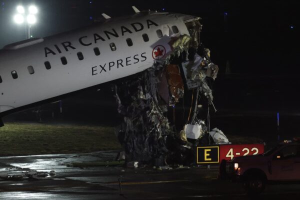 Air Canada Express jet hits ground vehicle, closing New York’s LaGuardia airport