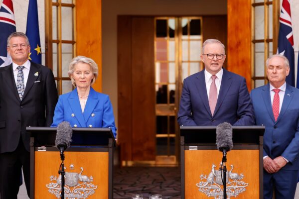 EU, Australia seal trade deal as Western countries hedge against U.S. risks
