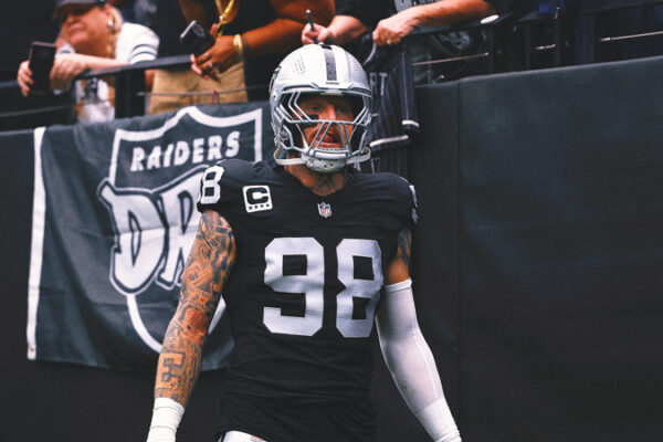 Maxx Crosby’s Message to Fans After Ravens Trade Snafu: ‘I’m A Raider. I’m Back’