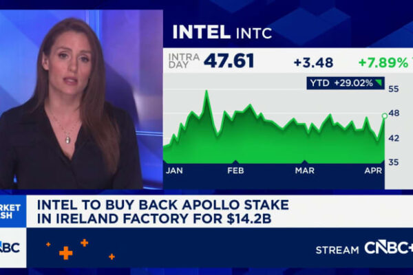 Intel stock pops as it buys back Ireland chip fab in sign of strength
