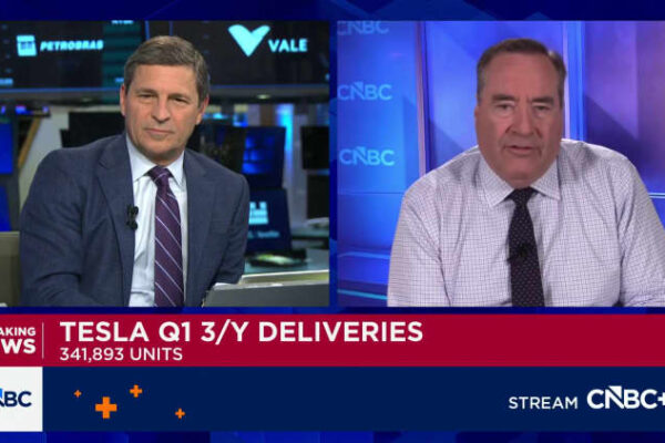 Tesla TSLA Q1 2026 vehicle delivery and production numbers