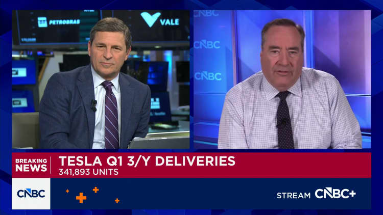 Tesla TSLA Q1 2026 vehicle delivery and production numbers