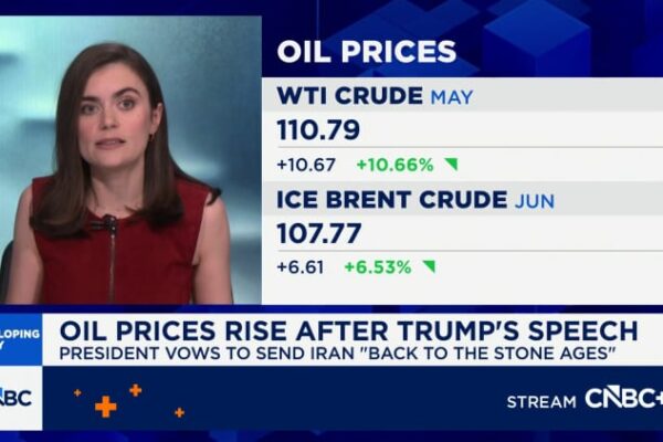 Trump Iran war speech points to even deeper oil supply disruption