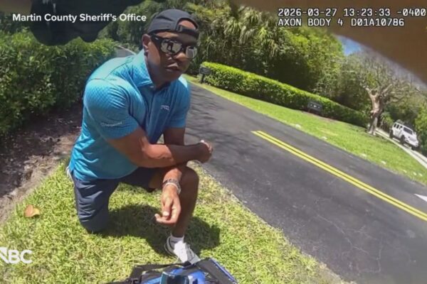 Police body cam footage of Tiger Woods DUI arrest released