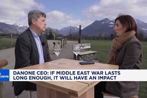Danone CEO on price hikes uncertainty amid Iran war: ‘Nobody knows’