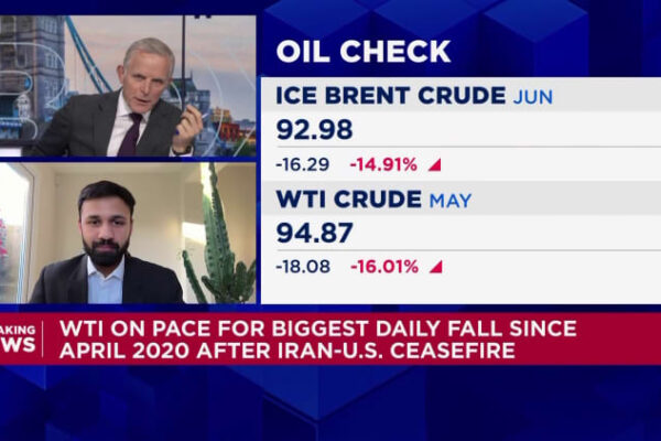 What this real-world oil price says about market stress
