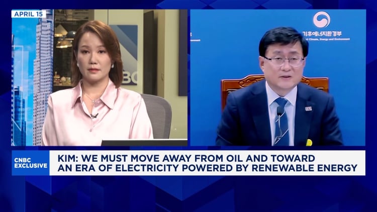 Iran war sparks ‘fundamental energy transition” in Seoul toward renewables: Energy minister