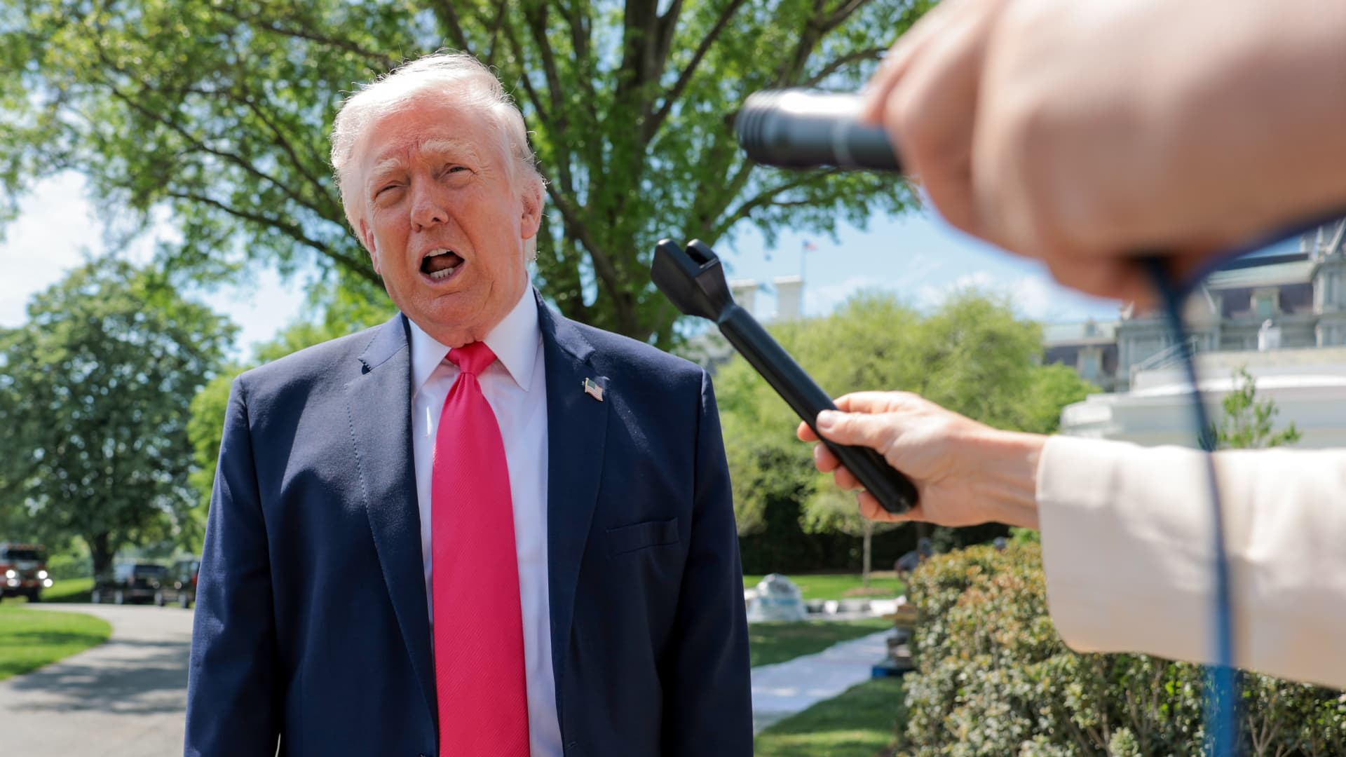 Trump says gas prices not very high; Americans disagree