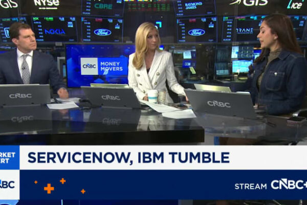 Software stocks plunge on ServiceNow, IBM results, AI fears escalate