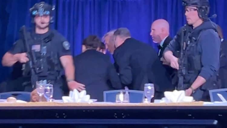 Scenes from the White House Correspondents’ Dinner shooting
