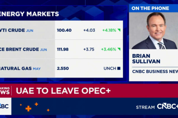 United Arab Emirates leaving OPEC, effective May 1