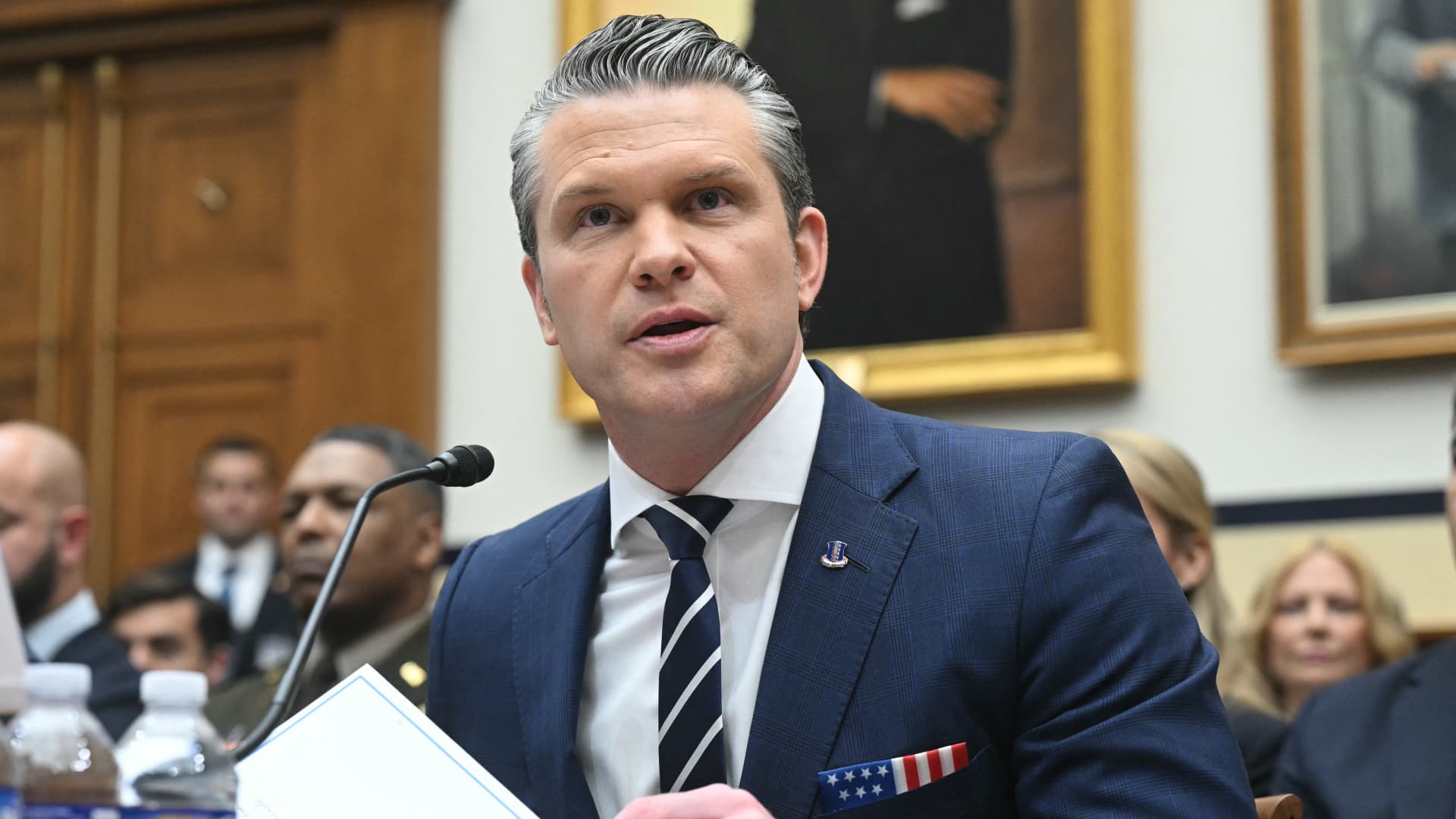 Hegseth, Caine testifying on Pentagon budget amid Iran war
