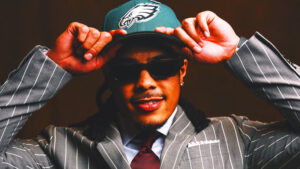 NFL Draft Video Shows Eagles Taking Makai Lemon As He Was Talking to Steelers