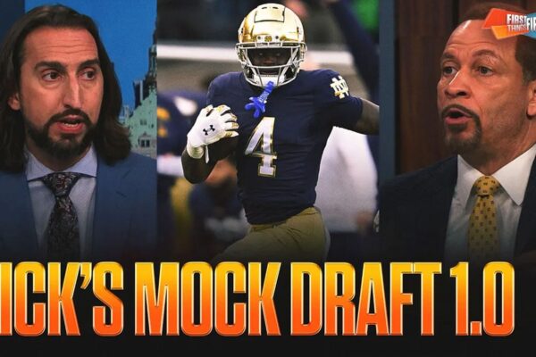 2026 NFL Mock Draft: Nick Wright Predicts Jets Pick a QB; Eagles, Rams Get WR Help