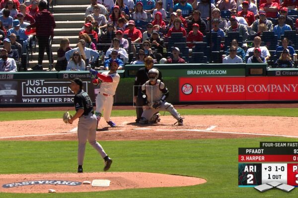 Schwarber, Harper Hit Back-to-Back Home Runs to Lead Phillies Over Diamondbacks