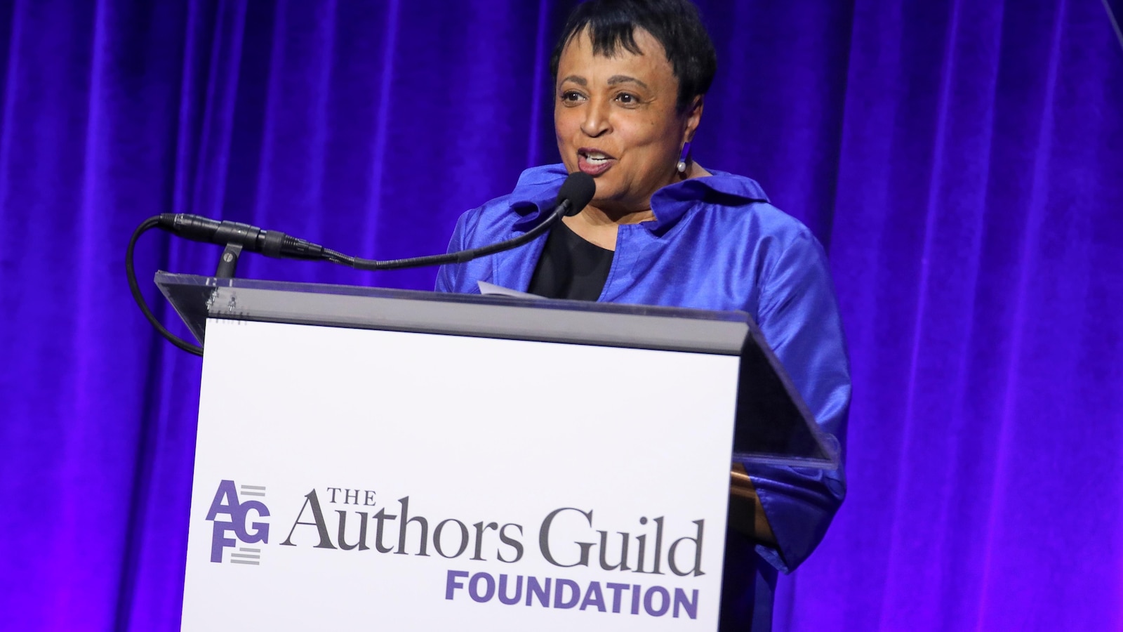 Former Librarian of Congress Carla Hayden cheered as she wins Authors Guild honor